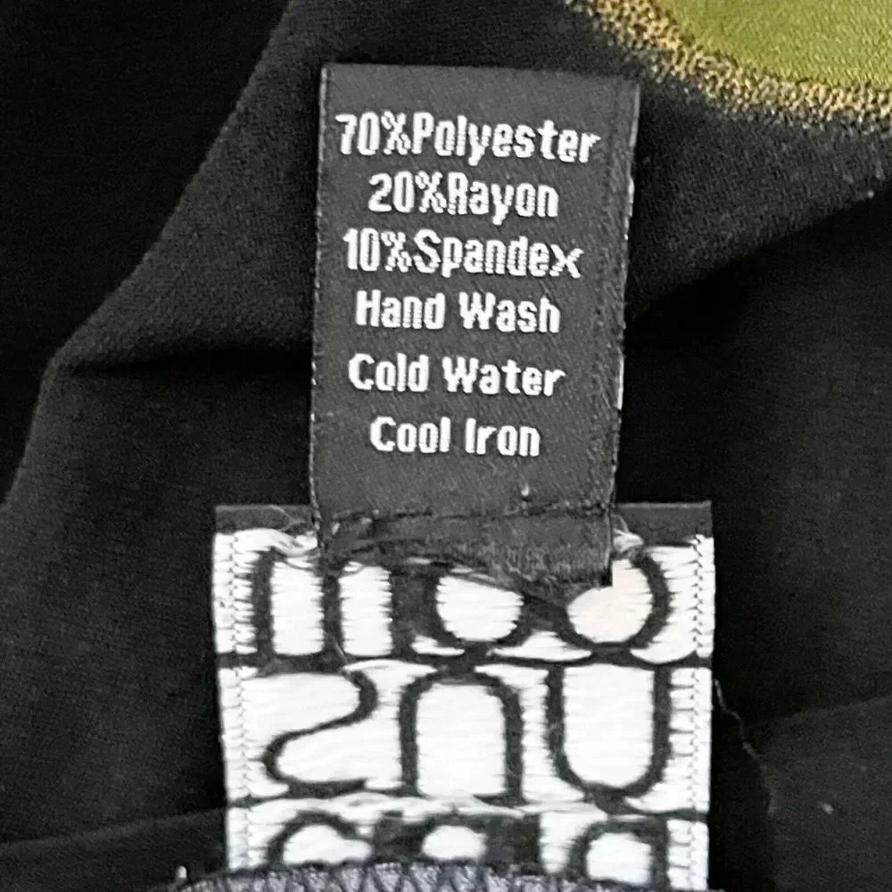 Clara Sun Woo Black v-neck dress 3/4 sleeves wrinkle free great for travel XS - Picture 6 of 7